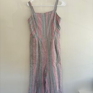 Grey and Pick Linen Jumpsuit